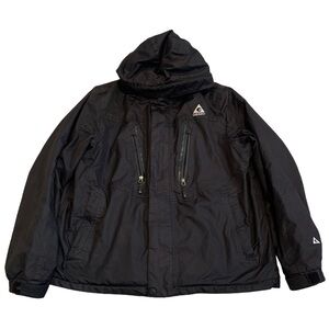 Gerry Men's L Black Hooded Ski/Snowboard Jacket